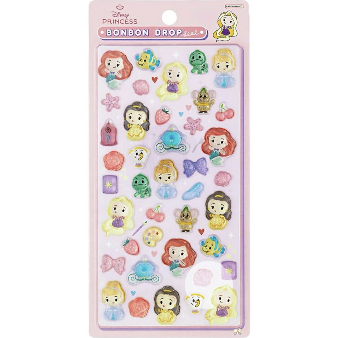 ディズニープリンセス　ボンボンドロップシール　愛知南倉庫のサムネイル