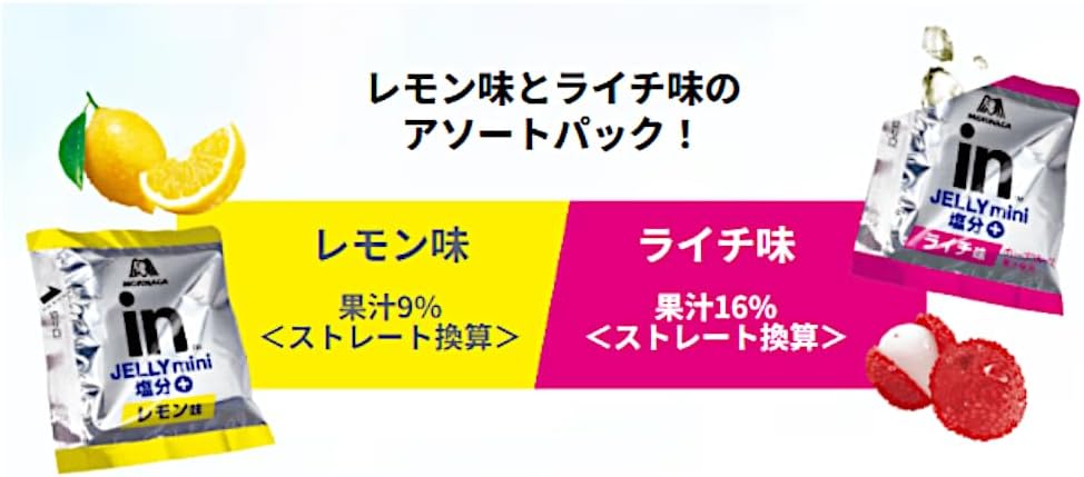 めぐりの杜の2コセット　森永製菓 inゼリーミニ塩分＋ 252g　群馬倉庫｜アングル3
