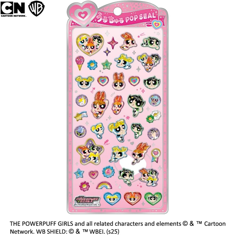 パワーパフガールズ うるちゅる ポップシール クラックス 132224 東京西倉庫
