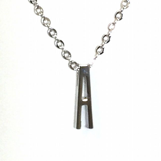 【送料無料】日本製 イニシャル ペンダント【クリックポスト発送】1文字 A~Y