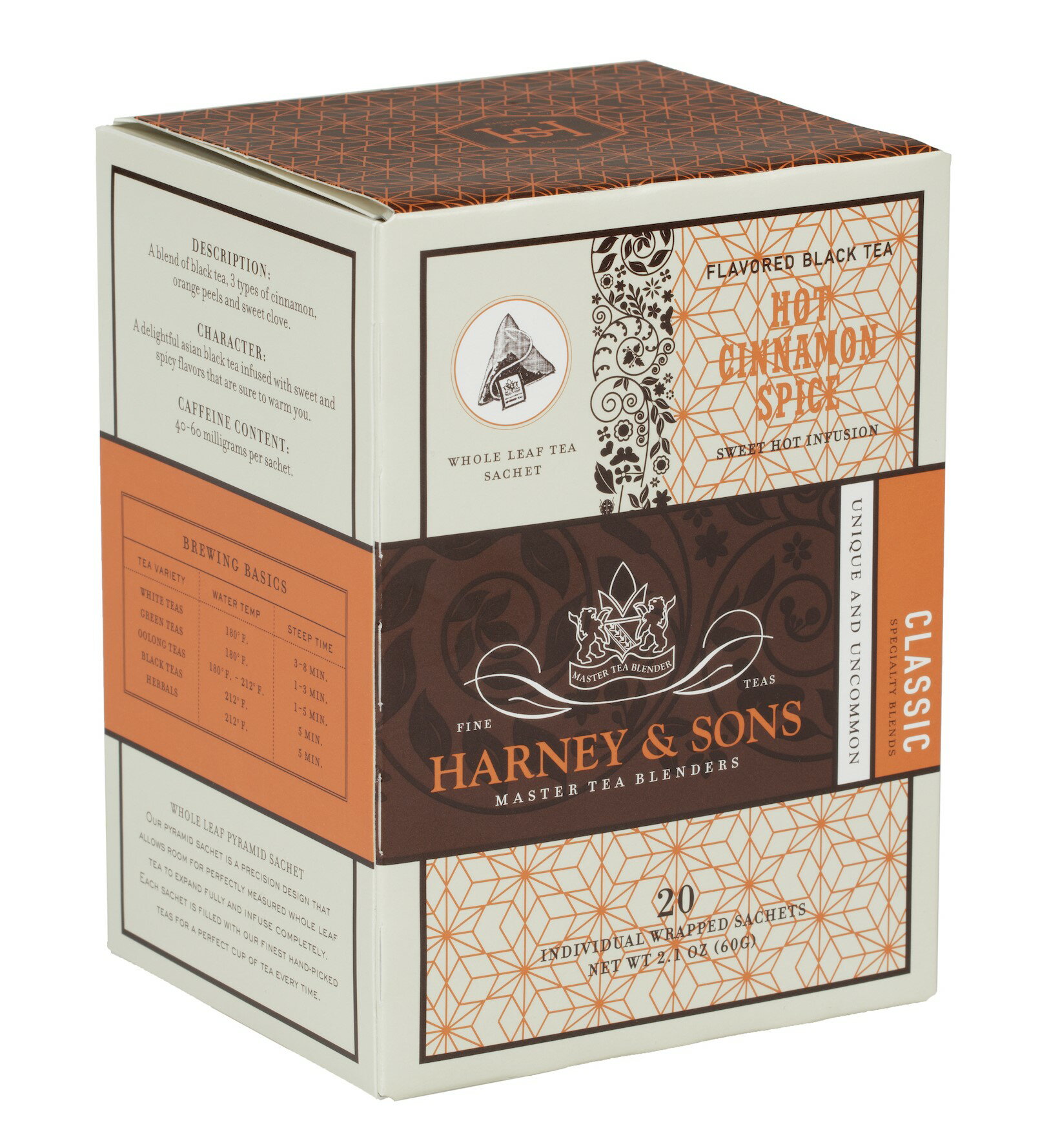 【 ハーニー＆サンズ 公式ショップ 】ホット・シナモン・スパイス [WRAPPED SACHETS] 個別包装 サシェ20個入【 ハーニーアンドサンズ 】【 HARNEY & SONS 】 紅茶 ギフトのサムネイル