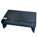 【中古】IHコンロ IH調理器 電磁調理器 据え置き型 IRIS アイリスオーヤマ IHK-W13S-B ブラック 2口 スリム コンパクト 置台付 チャイルド...