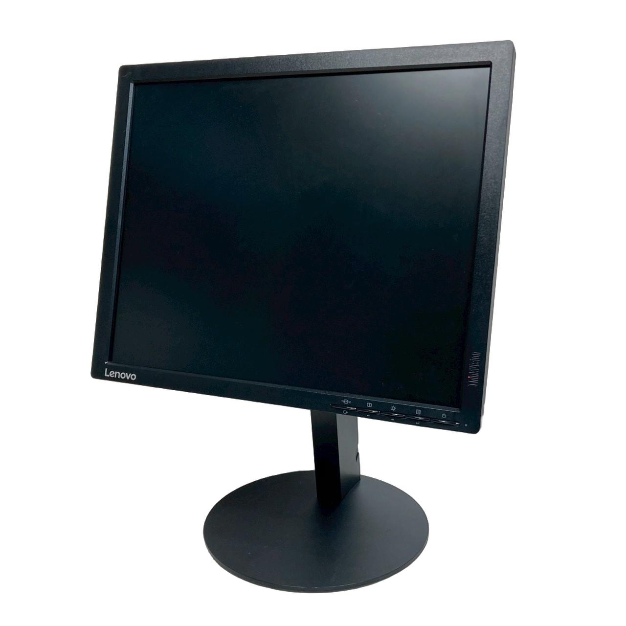 【中古】モニター PC用モニター 液晶モニター Lenovo レノボ T1714pA ブラック 17インチ 壁掛け可能 1280×1024 SXGA 防犯カメラ 送料無料!!【Bランク】【当日9時までのご注文で当日発送!!】