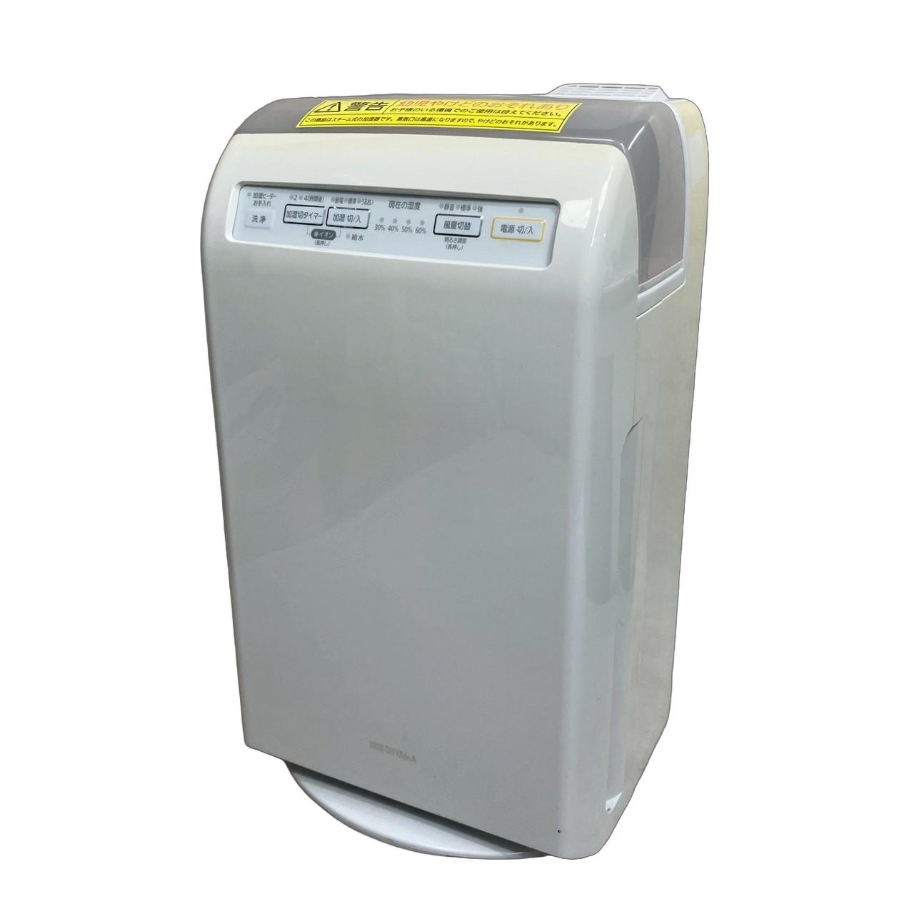 【中古】空気清浄機 気化式加湿器 加湿器 加湿 IRIS アイリス RHF-253-W ホワイト 生活家電 空調家電 ..