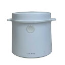 【中古】炊飯器 低糖質炊飯器 炊飯ジャー マイコン式 LOCABO ロカボ ホワイト JM-C20E-W 0.9L 5合炊き 糖質カット 2合まで デジタル 保...