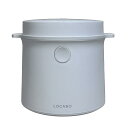 【中古】炊飯器 低糖質炊飯器 炊飯ジャー マイコン式 LOCABO ロカボ ホワイト JM-C20E-W 0.9L 5合炊き 糖質カット 2合まで デジタル 保...