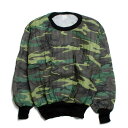 US MILITALY AJR 60's CAMOUFLAGE QUILTING THERMAL TOPS J LeBOT[} (DEAD STOCK)