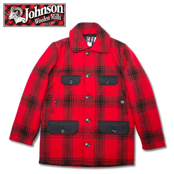 製品仕様 商品名 ジョンソンウーレンミルズ チェック柄 マッキーノ ジャケット Johnson Woolen Mills レッド/ブラック サイズ／寸法 XXS(日本相当サイズS)：着丈80cm 肩幅45cm 身幅54cm 袖丈61cm 素材／材質 BODY：WOOL100% FLAPS：80%WOOL 20%NYLON 色 レッド / ブラック ご注意事項 モニターの発色の具合によって実際のものと色が異なる場合がございます。ご了承ください。 商品説明 1842年、アメリカはバ−モント州でジョンソン・アンドリュー・ドウ氏によって設立された『Johnson Woolen Mills』。 元々、地元のファーマーや寒冷地作業者の為のヘビーなウールウェアを提供していたのが始まりで、その品質の高さから次第にその名は広まり、今では世界的に知られるウールメーカーとなりました。 創業から165年もの間、ウールにこだわり続け、上質なウ−ル製品をつくり続けている数少ない老舗ウールメーカーです。 伝統的なチェック柄を使用した Johnson Woolen Millsのマッキーノコートです。 上質なウールボディでフロントにフラップポケットが4つ、両サイドにポケットが付き、フロントボタンタイプで袖口の中はリブ付きになります。 裏地はキルティング張りで内ポケットが付きます。 MADE IN USA(アメリカ製) 着用モデル：168cm/65kg/XXS(日本相当サイズS)Johnson Woolen Mills MACKINAW JACKET ジョンソンウーレンミルズ チェック マッキーノ ジャケット レッド/ブラック 商品説明 1842年、アメリカはバ−モント州でジョンソン・アンドリュー・ドウ氏によって設立された『Johnson Woolen Mills』。 元々、地元のファーマーや寒冷地作業者の為のヘビーなウールウェアを提供していたのが始まりで、その品質の高さから次第にその名は広まり、今では世界的に知られるウールメーカーとなりました。 創業から165年もの間、ウールにこだわり続け、上質なウ−ル製品をつくり続けている数少ない老舗ウールメーカーです。 伝統的なチェック柄を使用した Johnson Woolen Millsのマッキーノコートです。上質なウールボディでフロントにフラップポケットが4つ、両サイドにポケットが付き、フロントボタンタイプで袖口の中はリブ付きになります。裏地はキルティング張りで内ポケットが付きます。MADE IN USA(アメリカ製)着用モデル：168cm/68kg/XXS(日本相当サイズS) カラー レッド / ブラック 素材 BODY：WOOL100% FLAPS：80%WOOL 20%NYLON サイズ 着丈 肩幅 身幅 袖丈 XXS(日本相当サイズS) 80cm 45cm 54cm 61cm ※こちらの数値はあくまで目安となりますので、実際の商品とでは多少の誤差が生じる場合があります。