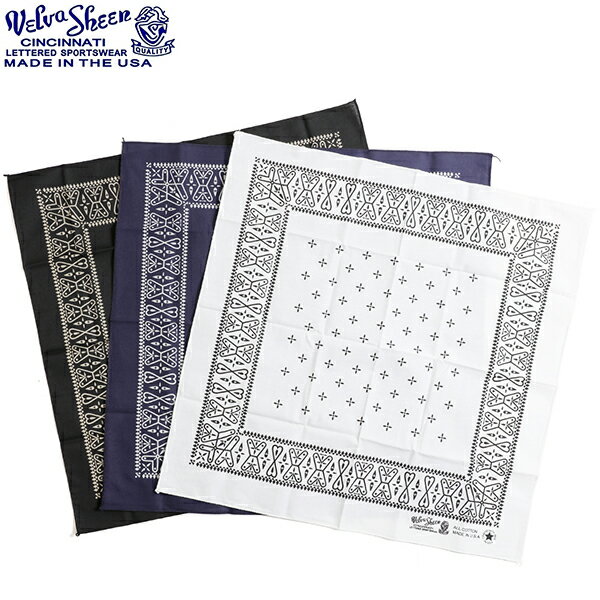 Velva Sheen ベルバシーン バンダナ クロス BANDANA CROSS アメリカ製