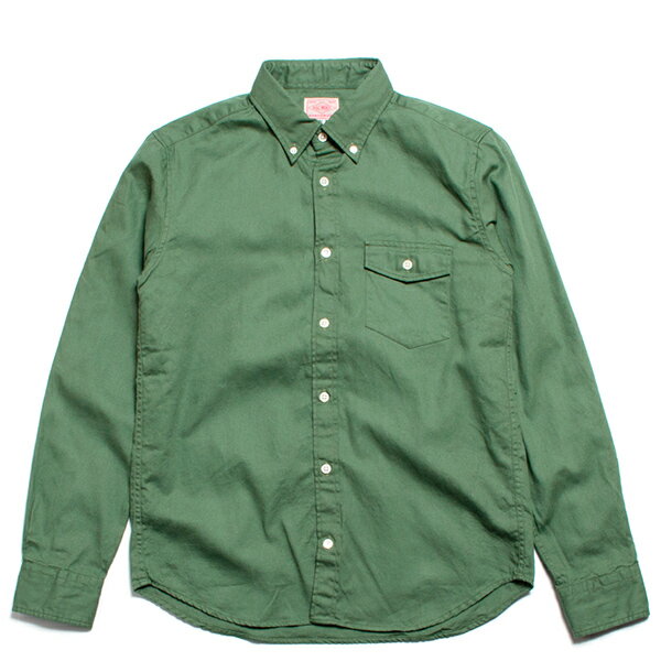 【セール30%OFF】 BIG MIKE OX FLAP BD SHIRTS ビッグマイク オックス BDシャツ オリーブ