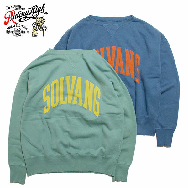 RIDING HIGH CfBO nC SOLVANG NEWVINTAGE PRINT SWEAT N[XEFbg _XeB[J[ {