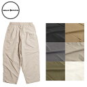 【セール30 OFF】 BURLAP OUTFITTER WIDE TRACK PANT バーラップ アウトフィッター サプレックスナイロン ワイド トラックパンツ