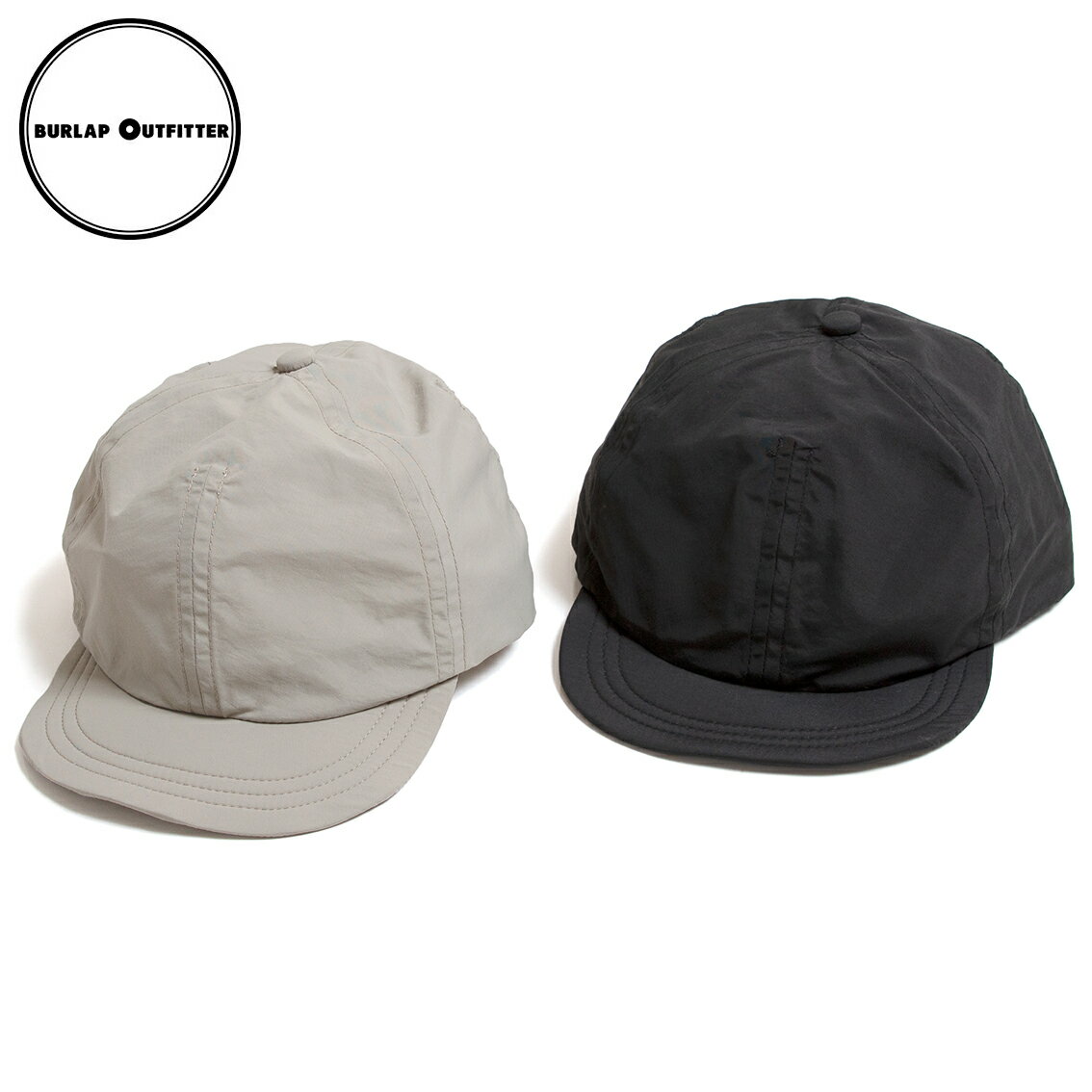 BURLAP OUTFITTER バーラップアウトフィッター 3-PANEL BRIM WIRE CAP サプレックスナイロン ワイヤーブリム 3パネル キャップ 日本製