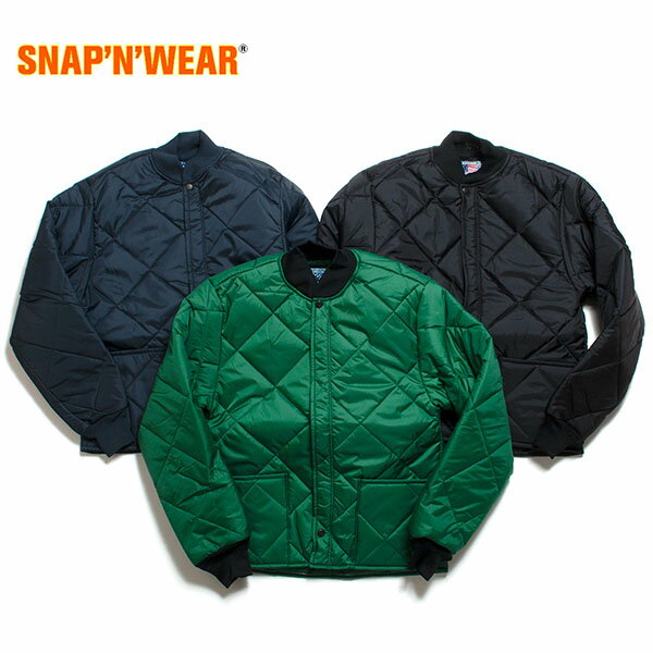 楽天HARTLEY 楽天市場店【セール30％OFF】 SNAP'N'WEAR スナップンウェア #1000 QUILTED JACKET NYLON キルティング ジャケット キルトジャケット アメリカ製