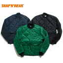 【セール30 OFF】 SNAP 039 N 039 WEAR スナップンウェア 1000 QUILTED JACKET NYLON キルティング ジャケット キルトジャケット アメリカ製