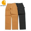 Carhartt カーハート B01 DOUBLE FRONT WORK DUNGAREE ダック ダブルニー ぺインターパンツ