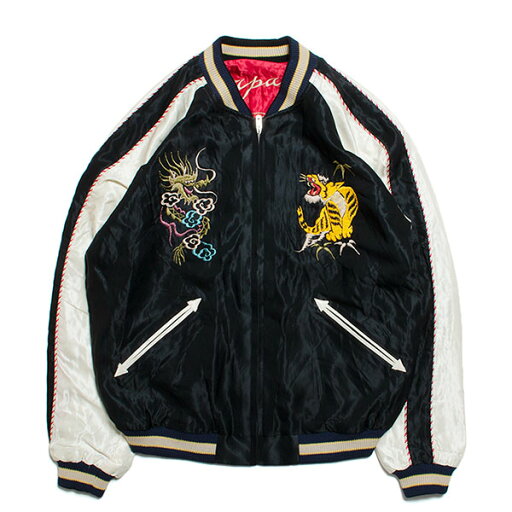 TAILOR TOYO テーラー東洋 スカジャン Late 1940s - Early 1950s Souvenir Jacket DRAGON HEAD × JAPAN MAP