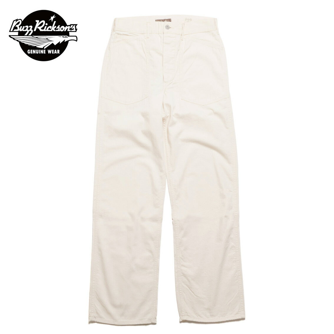 Rakuten - BUZZ RICKSON'S バズリクソンズ TROUSERS, WORKING, WHITE TWILL アーミートラウザース BR42635