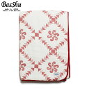 BasShu バッシュ GAUZE BLANKET ガーゼケット 140×195 日本製 レッド