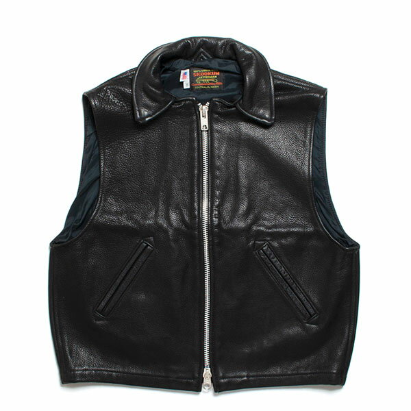 SKOOKUM XN[J LEATHER VEST U[xXg AJ