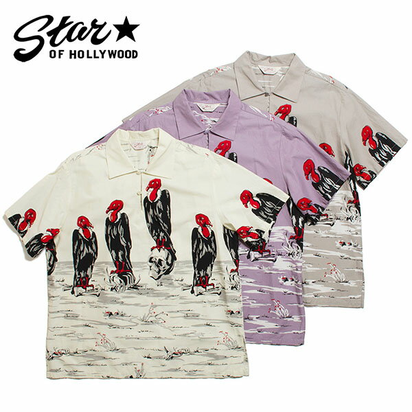 STAR OF HOLLYWOOD X^[IunEbh COTTON TYPEWRITER PULLOVER SHIRT gCONDORh vI[o[Vc  SH39310