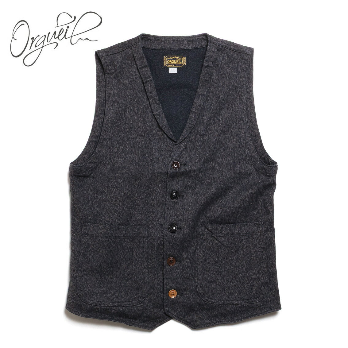 ORGUEIL オルゲイユ Gilet ジレ ベスト OR-4009