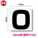 【 パネル 複合板 】数字パネル 反射タイプ10cm角パネル 日本製 自社制作 表示 パネル プレート 工場 屋根 社内 作業場 指示 スポーツ 野球 板 3M(スリーエム) 義務 安全用品 マーク リフレクター サイン 看板 耐水 防水 楽天 通販