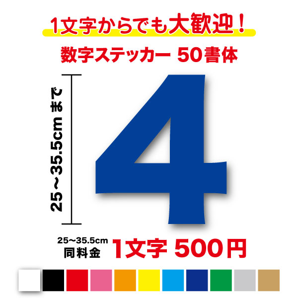 【3M(スリーエム)フィルム使用】一文字から買える数字 ステッカー 25cm〜35.5cm作成 番号 品番 営業時間 電話番号 TEL FAX 値段 価格 ガラス 窓 車 バイク トラック バス 会社 工場 倉庫 学校 看板 DIY シール 特注 オーダー 屋外 防水 楽天