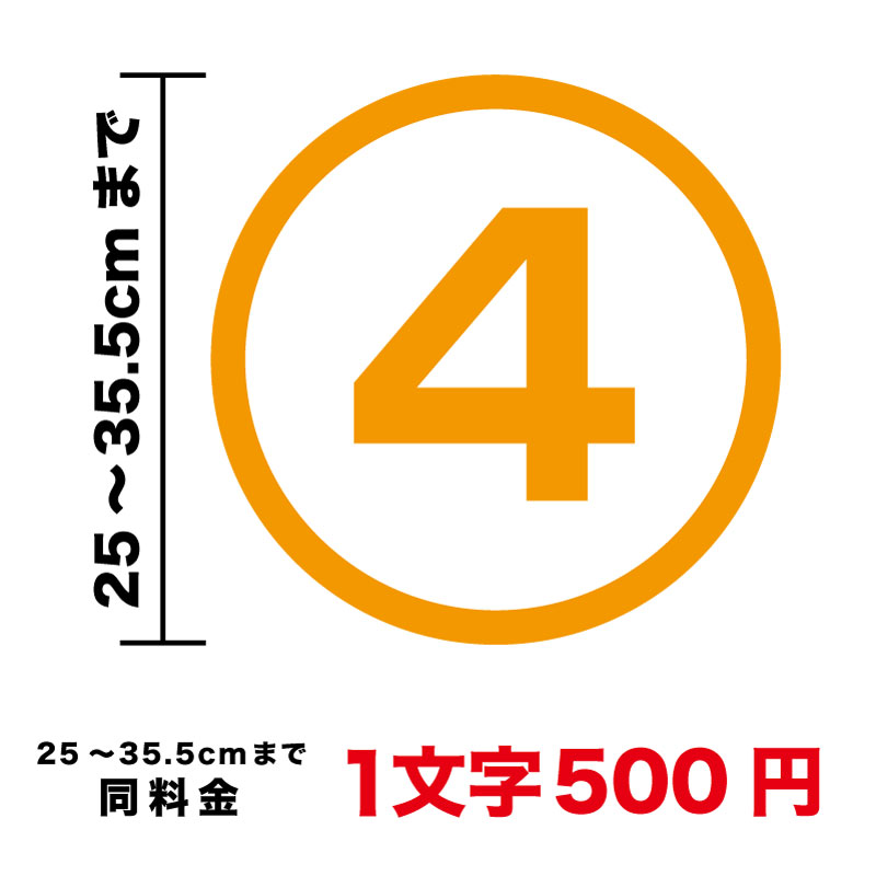 丸文字 数字 ステッカー 25cm〜35.5cm まで同料金！3M(スリーエム) シール カッティングシート 丸に文字 かっこいい 車 防水 番号 ナンバー バイク 大きい スーツケース オリジナル オーダー 英語 ローマ字 切り文字 カッティングシール 丸の中に数字 作成