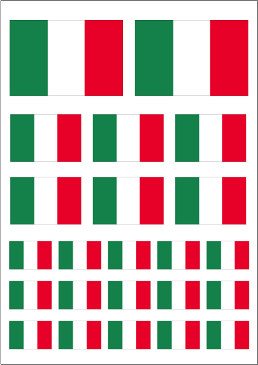 【ゆうパケット限定送料無料】イタリア国旗3サイズセット防水タイプ 長期耐久 国旗ステッカー 国旗シール ステッカー 伊太利亜 戦艦 潜水艦 屋外 メガホン ボード 幕 リットリオ ローマ 人気 ピザ イタリー リベッチオ 楽天 通販