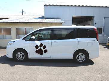 超特大！ 肉球 ステッカー 60cm かわいい おしゃれ 犬 猫 足跡 痛車 シール アウトドア 防水 耐水 車 ラッピング 傷隠し マーキング 楽天 通販