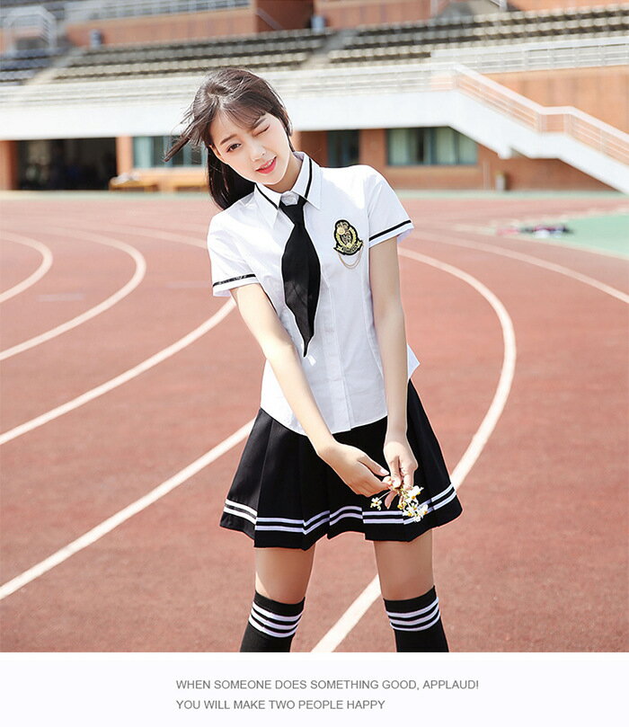絶品 定番の高校生制服です 学生服 シャツ 通学 制服 Jk 女子高生 高校生 セットアップ 男子 女子 半袖 春夏 プリーツスカート コスプレ 衣装 彼女 コスチューム コスプレ衣装 コス 可愛い セーラー服 スカート ミニスカート 大きいサイズ 文化祭 ペアルック Aquilo It