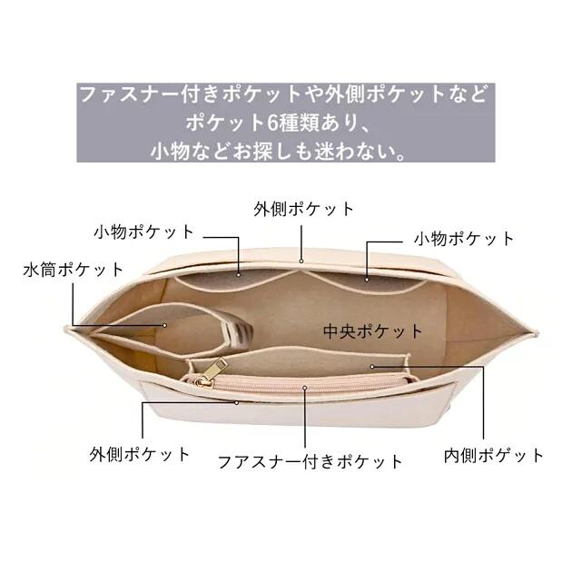 【★自立 軽量 整理★楽天1位★】バッグインバッグ ロンシャン フェイラー バックイン...