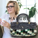 【日本製 / 職人 ハンドメイド / 豚皮製 工芸】 ハンドバッグ 手提げ 鞄 フォーマル パーティ / 京都 浪速屋 はるべ / 軽量 多機能 キラキラ 上品...