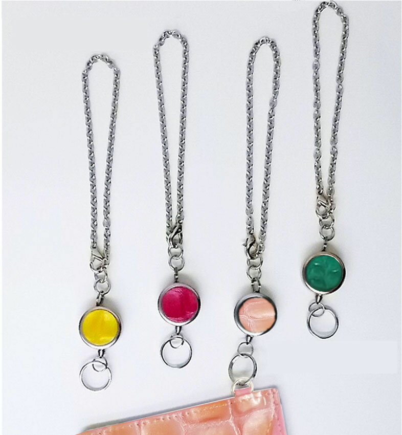 パス用リール エナメルクロコ【京都 浪速屋 / 京都 はるべ本店】本革(牛革/キップ仔牛革)/日本製/無料..