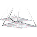 HaruDesign (2台セット) 植物育成ライト GL-BOARD800 育成用高効率SMD2835LED搭載 size30x30cm 固定60W スイッチ付き調光機能無し 防水性能IP65
