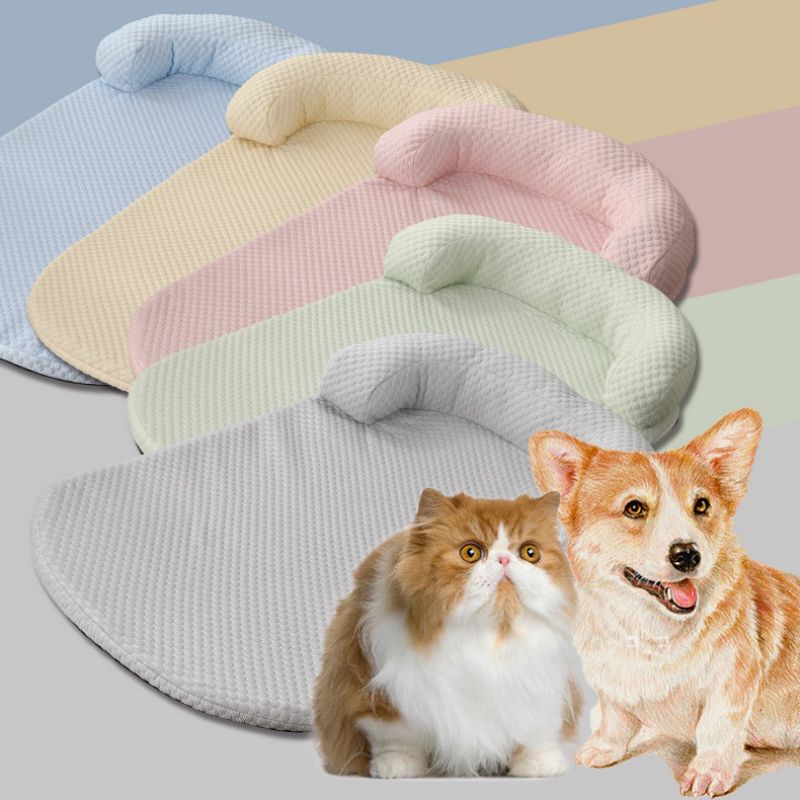 犬 ベッド 夏用 あごのせペットマット 犬用 猫 ひんやり ペットベッド 洗える 小 ...