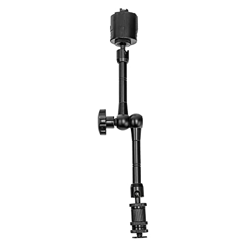 FSLiving ダクトレールフィクサー 角度調節可 プロジェクター取付用部品 カメラ プロジェクターホルダー プロジェクターマウントブラケット 撮影機材固定用 ダクトレール式 フレキシブルマジックアーム オフィス 自宅 店舗 ライティングレー用