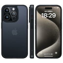 NIMASO ケース iPhone 15 Pro 用 ケース 滑り止め マット仕上げ 全面保護 耐衝撃 米軍MIL規格取得 ワイヤレス充電 ストラップホール