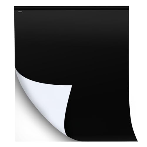 UTEBIT 背景布 黒 白 両面 200 x 300 cm 遮光布 撮影用背景シート 黒 遮光シート撮影用 バックペーパー..