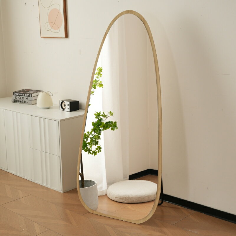 【5年保証】【完成品】全身鏡 ミラー 大型 韓国 鏡 全身 軽量 スタンド 玄関 飛散防止 ナチュラル リビング 姿見 スタンドミラー 全身ミラー かがみ 幅70 高さ150 アンティークミラー 賃貸 一人暮らし 新生活 DIY 自撮り