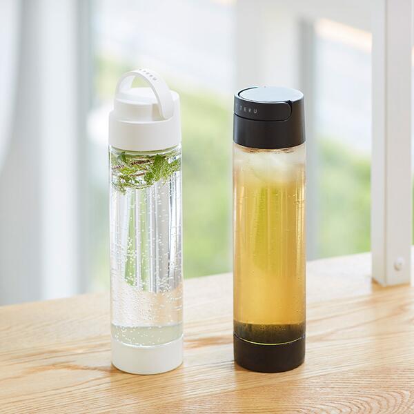 【送料無料】ハンドル付クリアボトル 550ml ボトル 水筒 ブラック レッド ネイビー ホワイト 保冷 保温 モッテル MOTTERU MO-3002 SD...