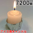 アイス用キャンドル(24個入×300箱) 300箱【キャンドル/ろうそく/ロウソク/蝋燭/長時間/停電/災害/屋外】(NH9901-300)