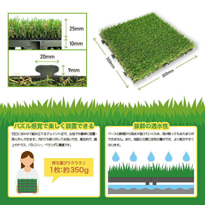 ���祤��ȼ��͹��� ��Ω���ˤ����Ĥʤ��� �Ǿ�25mm ���꡼�����ե������� ��300mm�߲�300mm 9�祻�å� ���۳��� DIY �����ǥ˥� ���� �� �Х륳�ˡ� �����ǥ� ���� �Ҷ� �֤���� ���å��� �եåȥ��� ����� �����к� ���� �դ�դ� 1ǯ���� ɱ������� �ϼǥߥå���