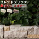 レンガ 花壇 ブリックブロック 幅21cm 6個セット 花壇材 花壇ブロック レンガブロック ブロック アプローチ 通路 庭 ガーデン 本格的 シンプル ホワイト ブラウン  nxt