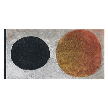 アビス ハビデコール ARTI 約71×121cm 玄関マット / ABYSS HABIDECOR 高級感 高級 風水 天然素材 室内 屋内 おしゃれ モダン ラグジュアリー ブランド 大きめ 大判 綿 コットン 百貨店 ホテル 洗える インテリア 柄 シンプル グレー 70 120