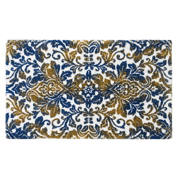アビス ハビデコール IMPERIAL 約71×120cm 玄関マット ラメ糸 / ABYSS HABIDECOR 高級感 高級 風水 天然素材 室内 屋内 おしゃれ モダン ラグジュアリー ブランド 大きめ 大判 綿 コットン 百貨店 ホテル 洗える インテリア 柄 ゴールド ブルー 青 70 120
