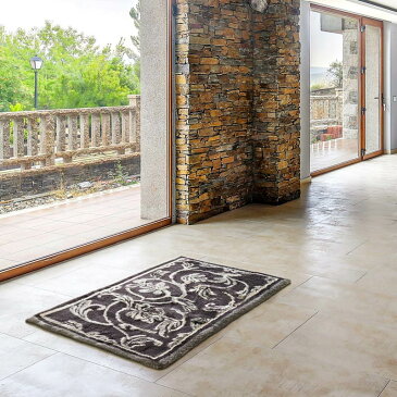 アビス ハビデコール DYNASTY 約71×145cm 玄関マット ラメ糸 3カラー / ABYSS HABIDECOR 高級感 高級 風水 天然素材 室内 屋内 おしゃれ モダン ラグジュアリー ブランド 大きめ 大判 綿 コットン 百貨店 ホテル 洗える インテリア 柄 ゴールド シルバー 70 150