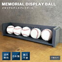 ボール 【Memorial Display BALL メモリアル ボール Urban Gray】 ボールケース 野球 野球ボール サイン 記念品 飾る サインボールケース サインボール スタンド ケース 野球ボールケース 記念球 収納 展示 ディスプレイ 野球グッズ 展示棚 卒団記念品 ディスプレイラック おしゃれ