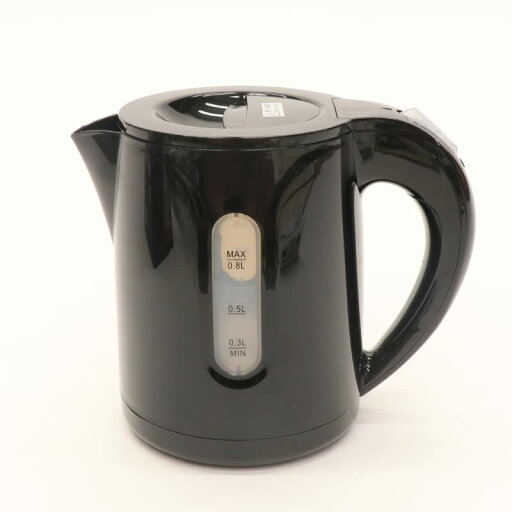 ヒロコーポレーション コンパクト電子ケトル KTK-08(ブラック) 電気ケトル 電気 ヒロコーポレーション コンパクト電子ケトル KTK-08(ブラック) 電気ケトル 電気
